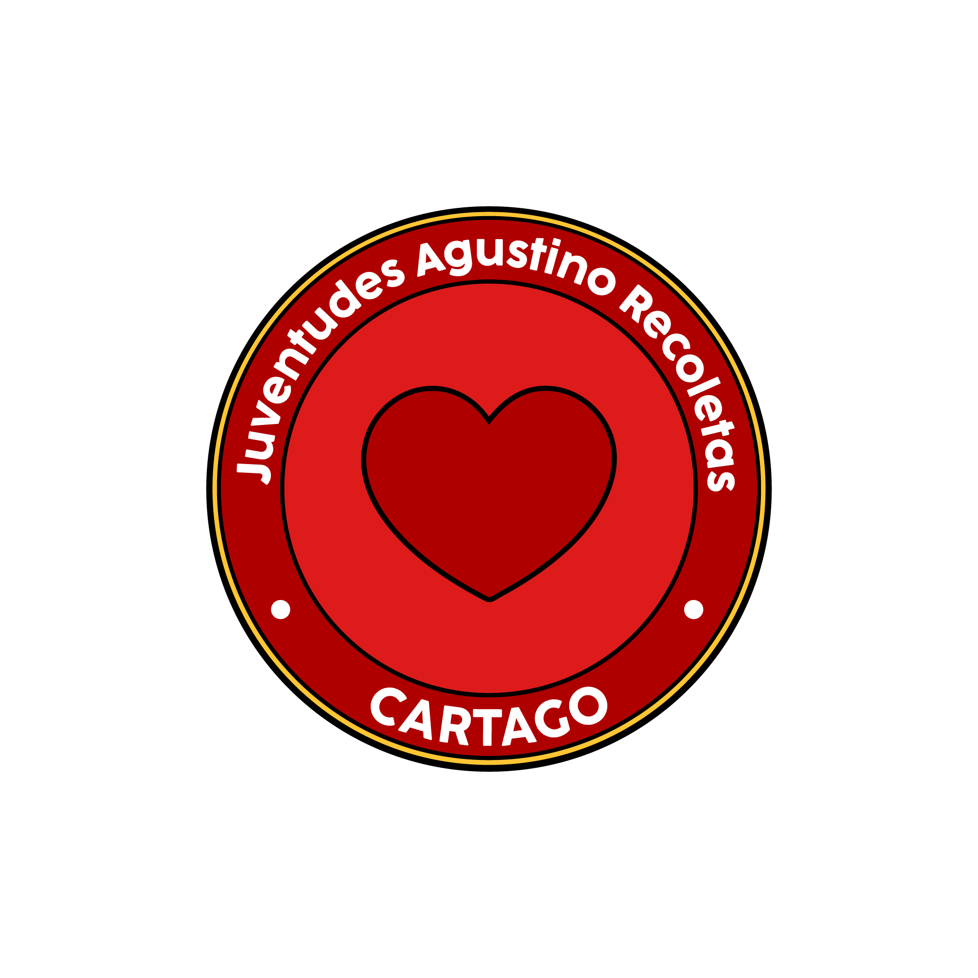 Emblema Cartago — coração